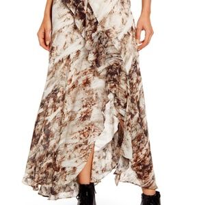 all saints raya novus maxi skirt